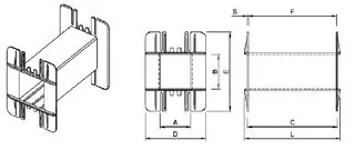 Bobina UI 210 Lam. 350×350