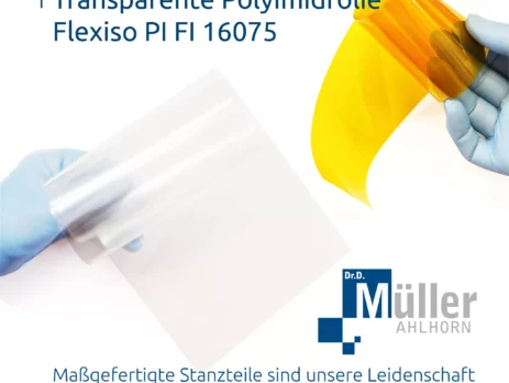 transparente farblose Polyimidfolie