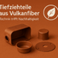 Tiefziehteile aus Vulkanfiber