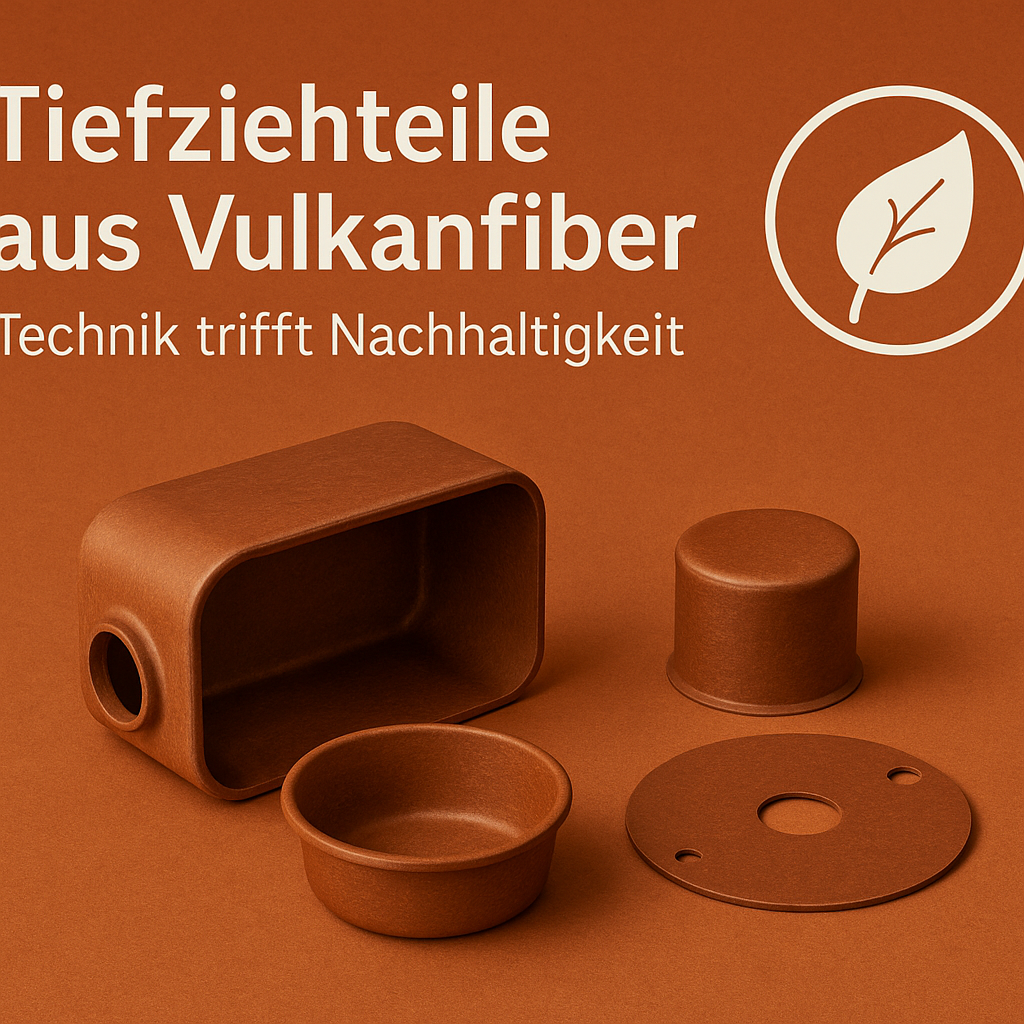 Tiefziehteile aus Vulkanfiber