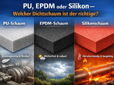 PU, EPDM oder Silikonschaum
