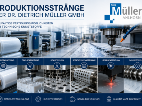 Produktionsm&ouml;glichkeiten und Produktionsstr&auml;nge der Dr. Dietrich M&uuml;ller GmbH