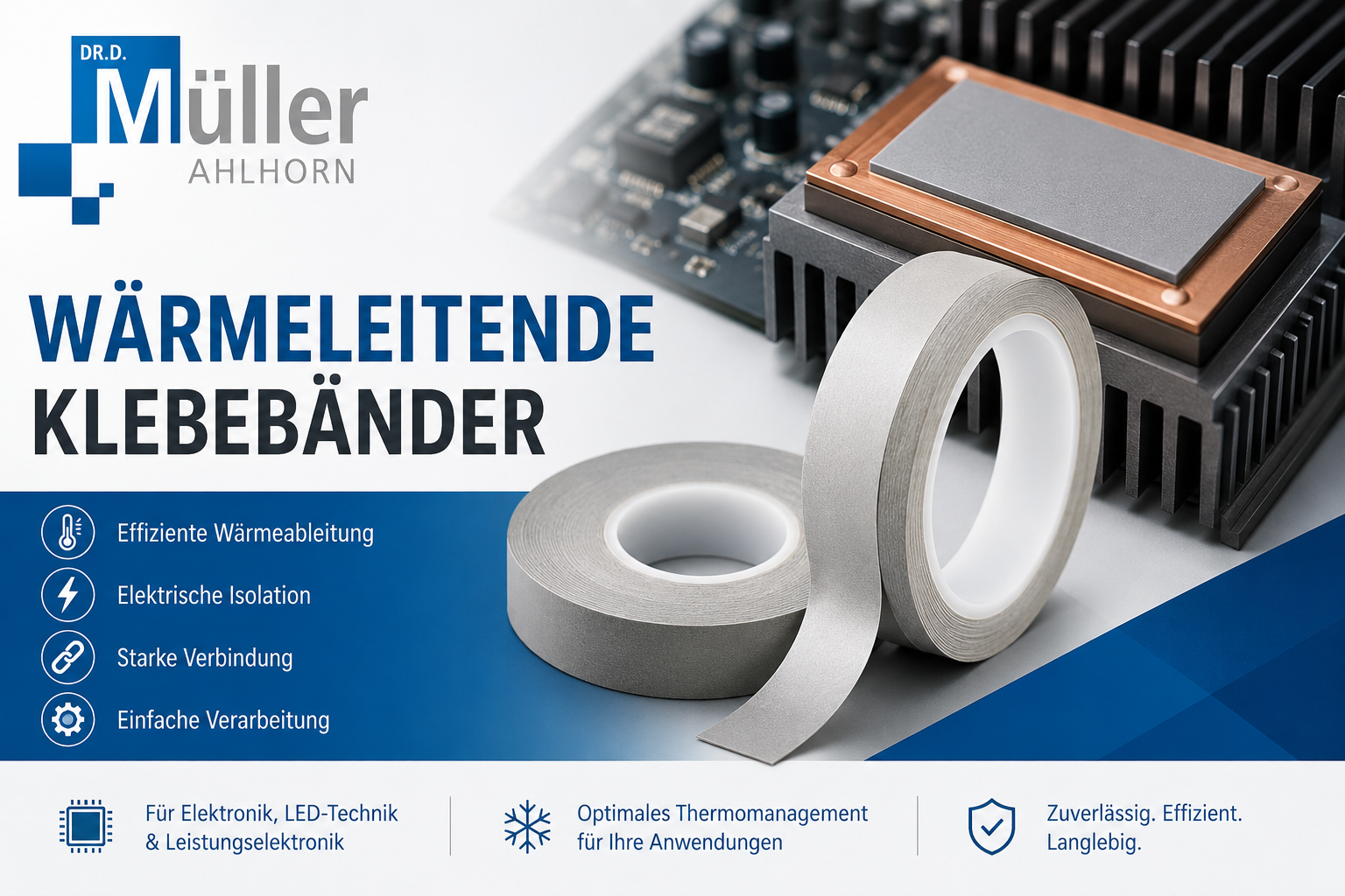 Wärmeleitende Transferklebebänder