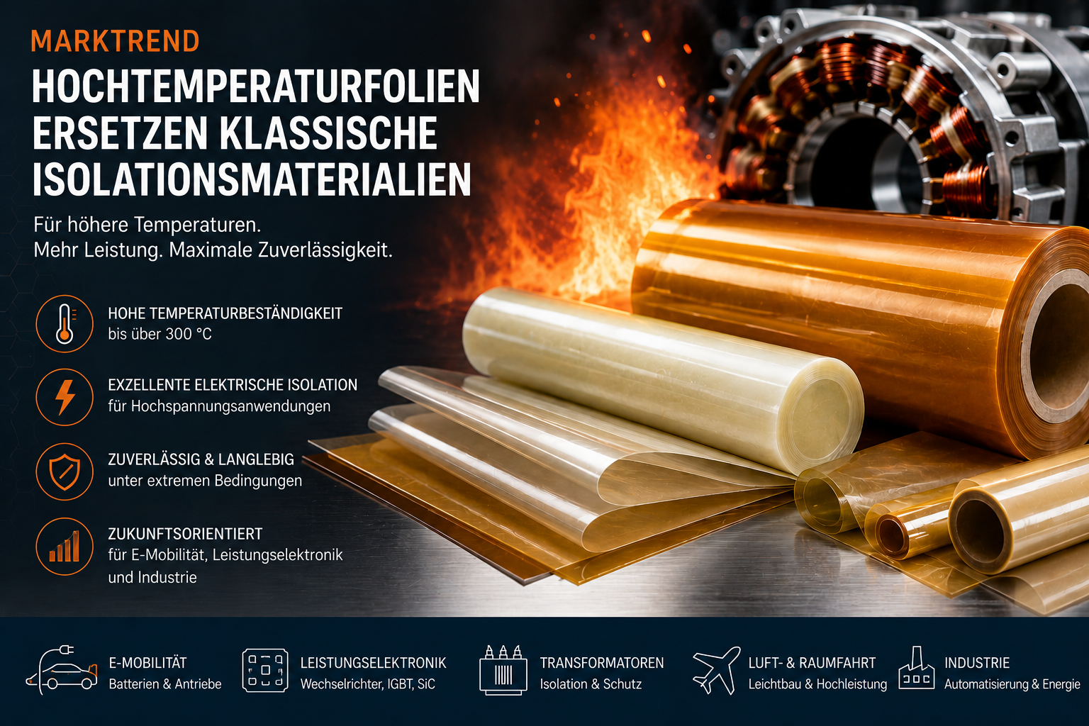 Hochtemperaturfolien